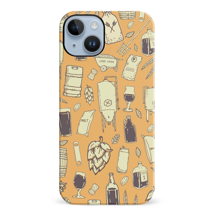 iPhone 14 Plus The Brewmaster Phone Case in Yellow