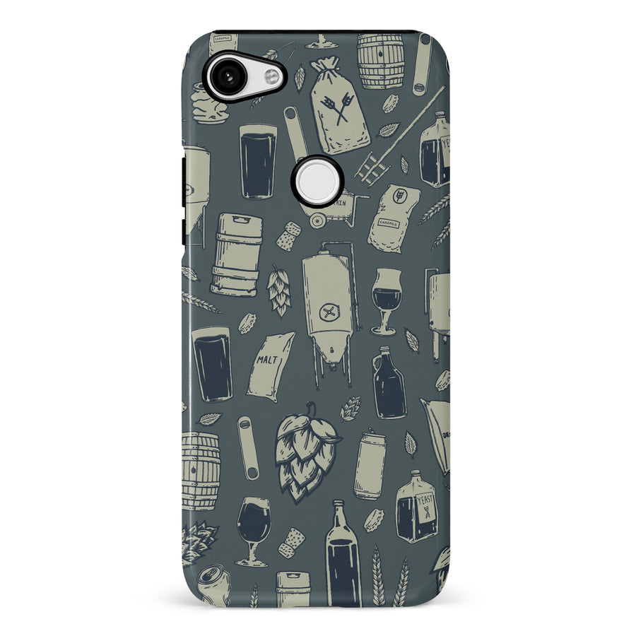 Google Pixel 3 XL The Brewmaster Phone Case in Charcoal