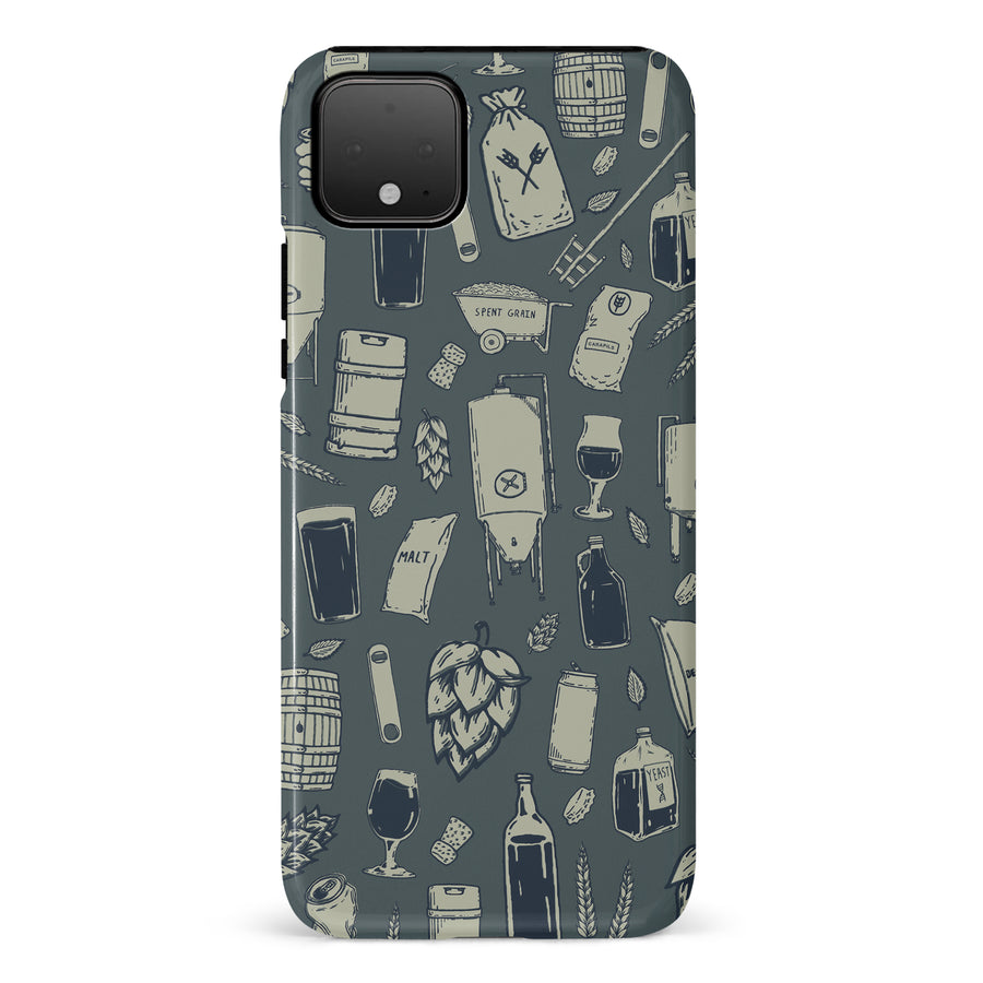Google Pixel 4 XL The Brewmaster Phone Case in Charcoal