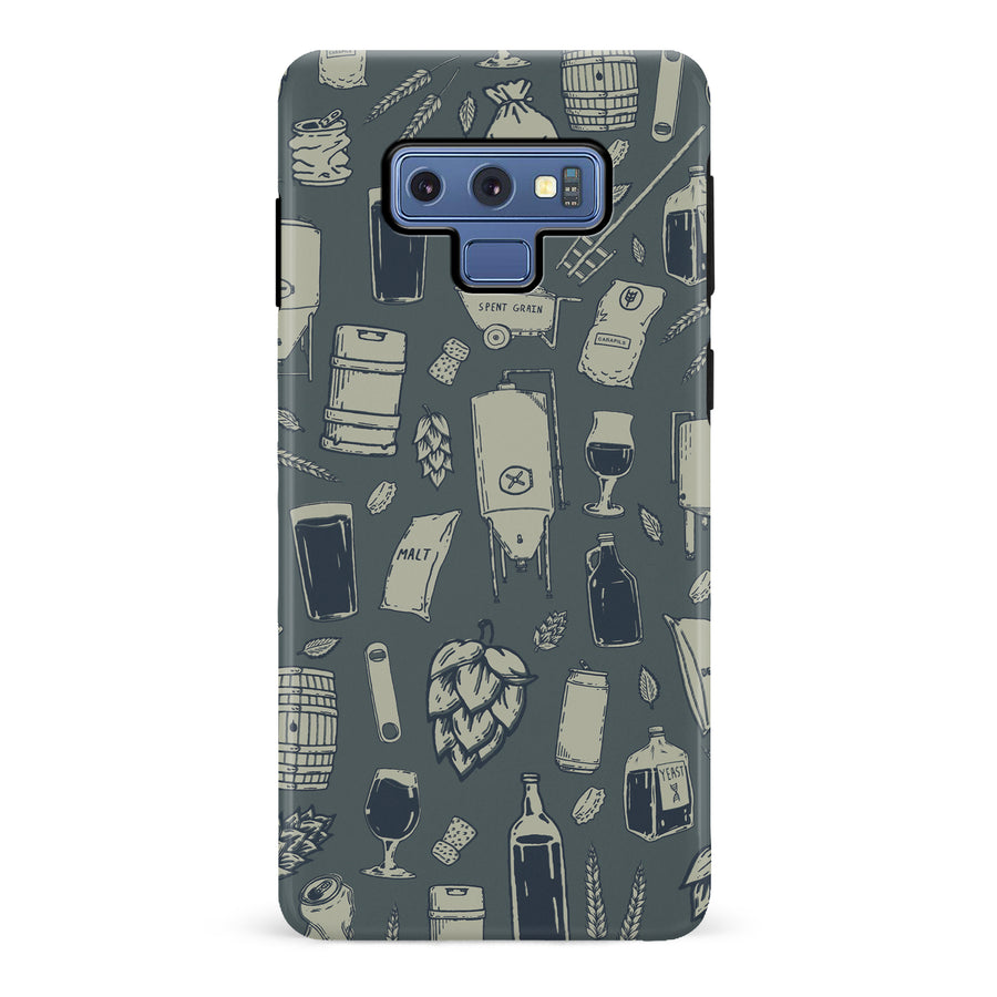 Samsung Galaxy Note 9 The Brewmaster Phone Case in Charcoal