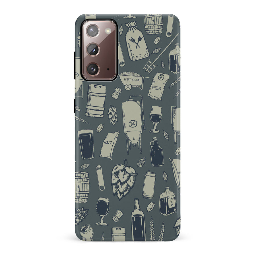 Samsung Galaxy Note 20 The Brewmaster Phone Case in Charcoal