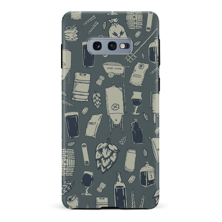 Samsung Galaxy S10e The Brewmaster Phone Case in Charcoal
