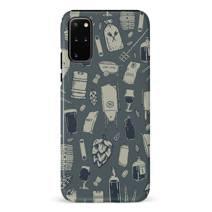 Samsung Galaxy S20 Plus The Brewmaster Phone Case in Charcoal