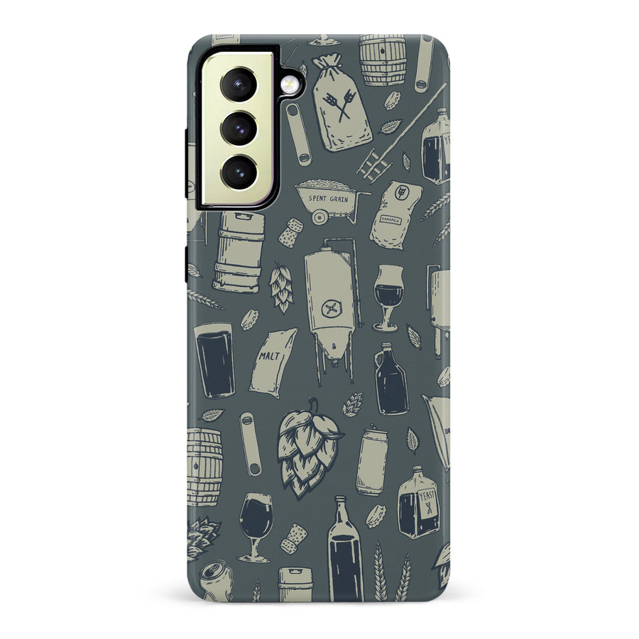 Samsung Galaxy S22 Plus The Brewmaster Phone Case in Charcoal