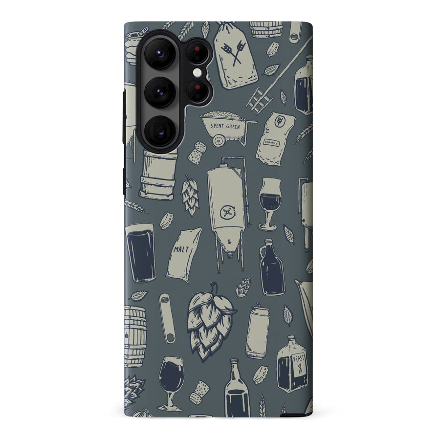 Samsung Galaxy S23 Ultra The Brewmaster Phone Case - Charcoal
