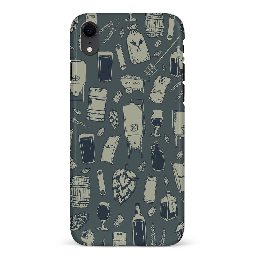 iPhone XR The Brewmaster Phone Case in Charcoal