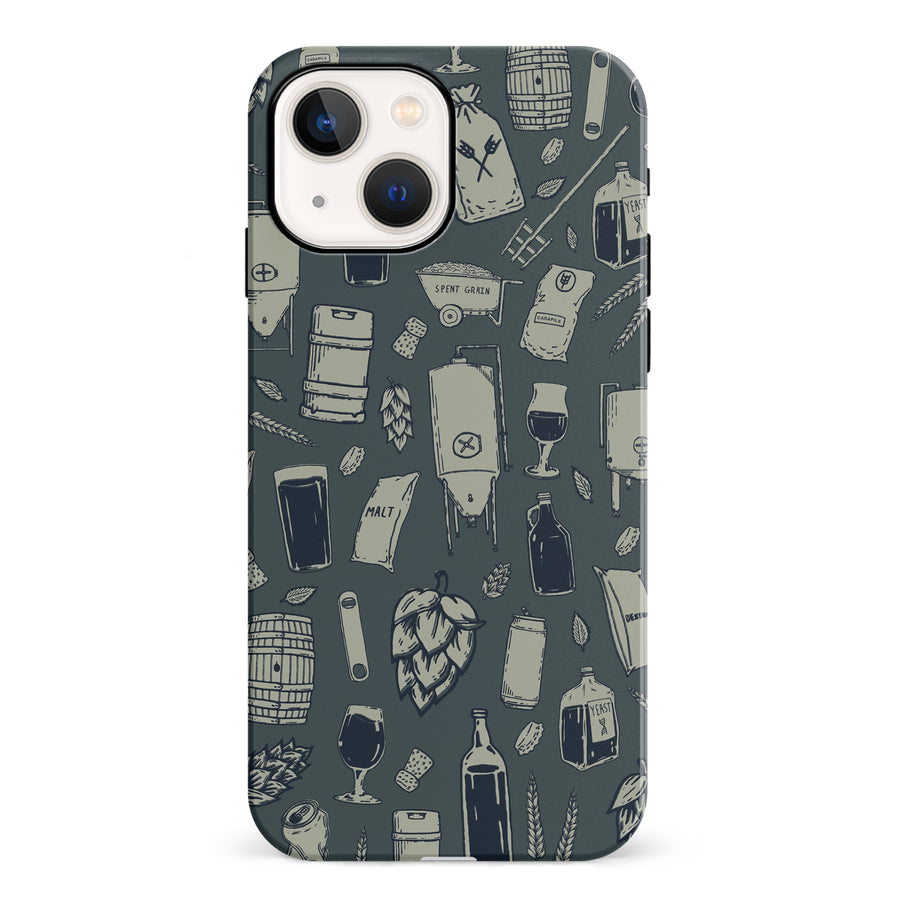 iPhone 13 The Brewmaster Phone Case in Charcoal
