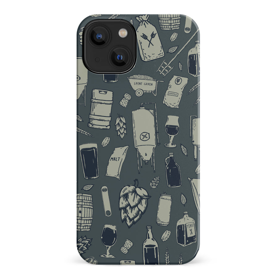 iPhone 14 The Brewmaster Phone Case in Charcoal