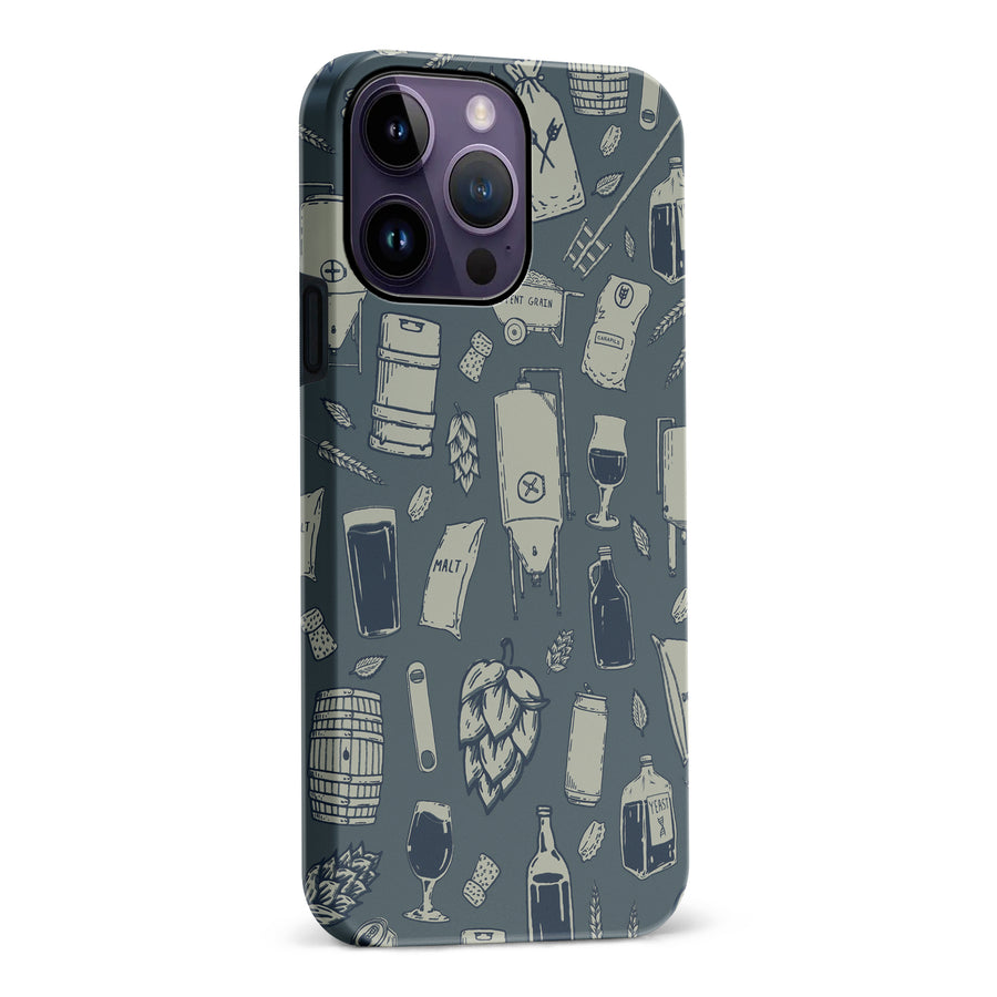 iPhone 14 Pro Max The Brewmaster Phone Case in Charcoal