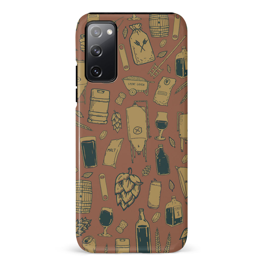 Samsung Galaxy S20 FE The Brewmaster Phone Case in Brown