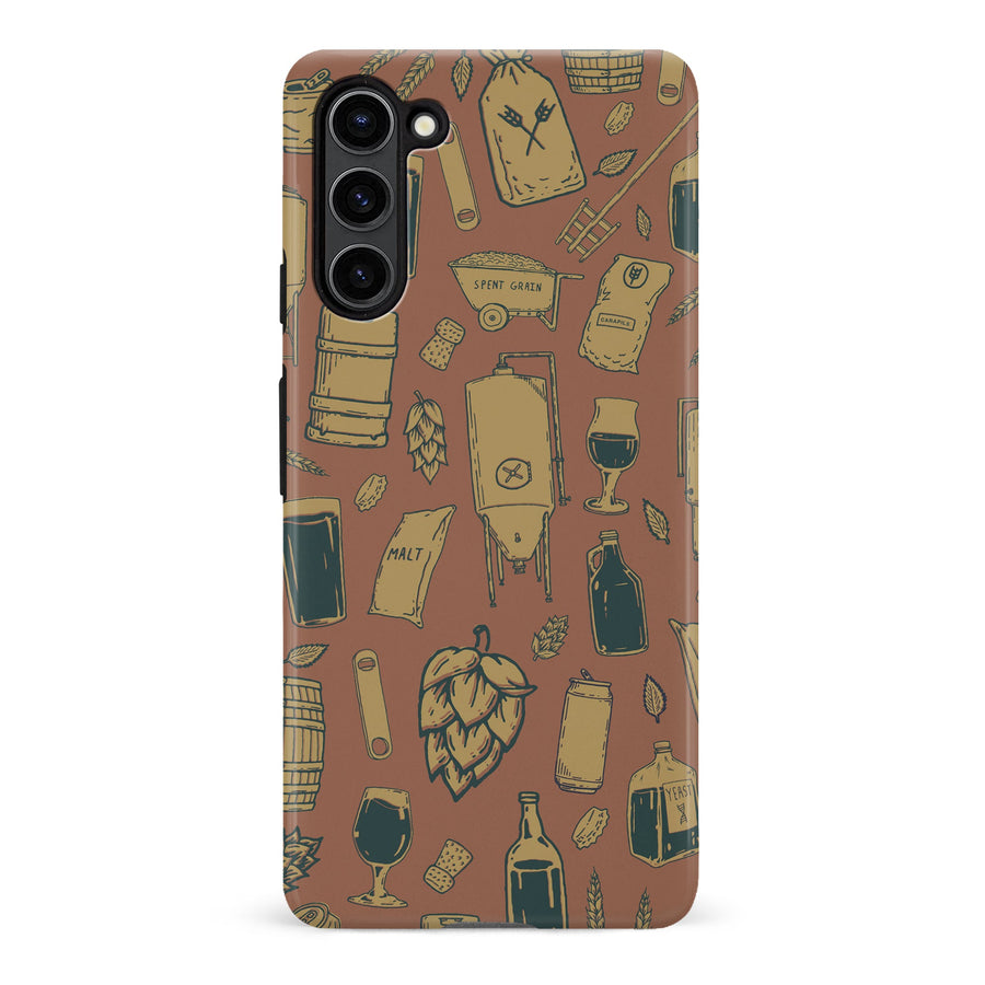 Samsung Galaxy S23 The Brewmaster Phone Case - Brown