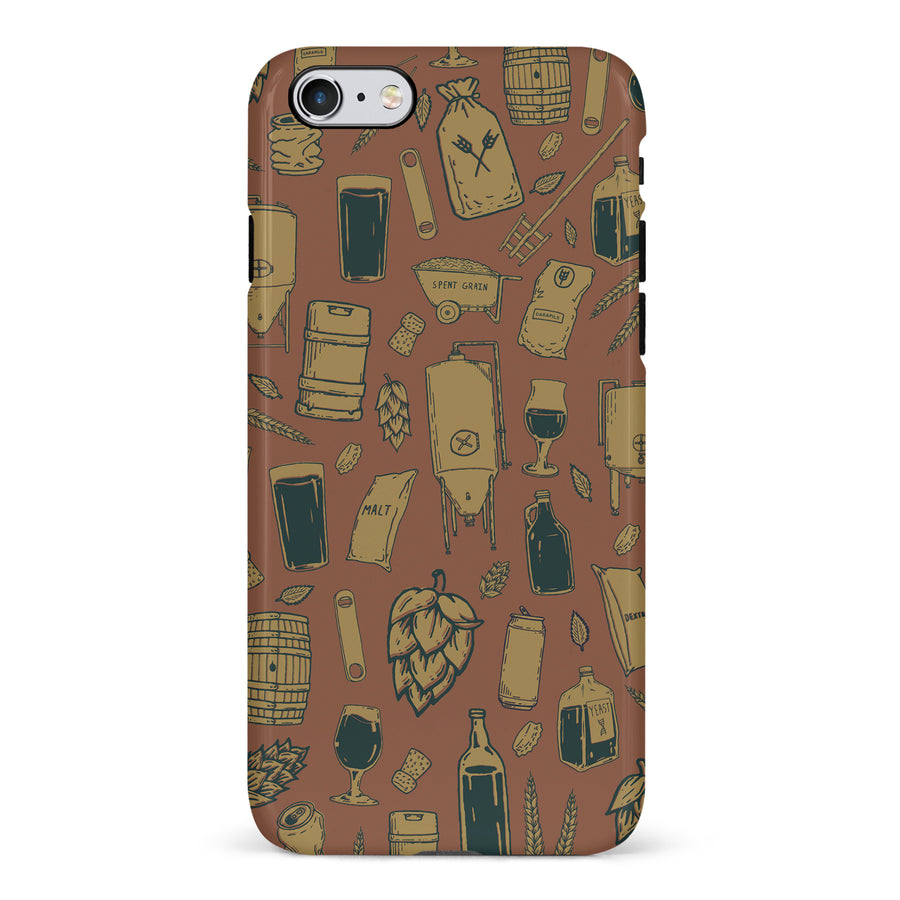 iPhone 6 The Brewmaster Phone Case in Brown