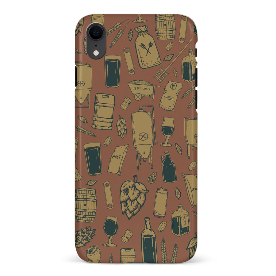 iPhone XR The Brewmaster Phone Case in Brown