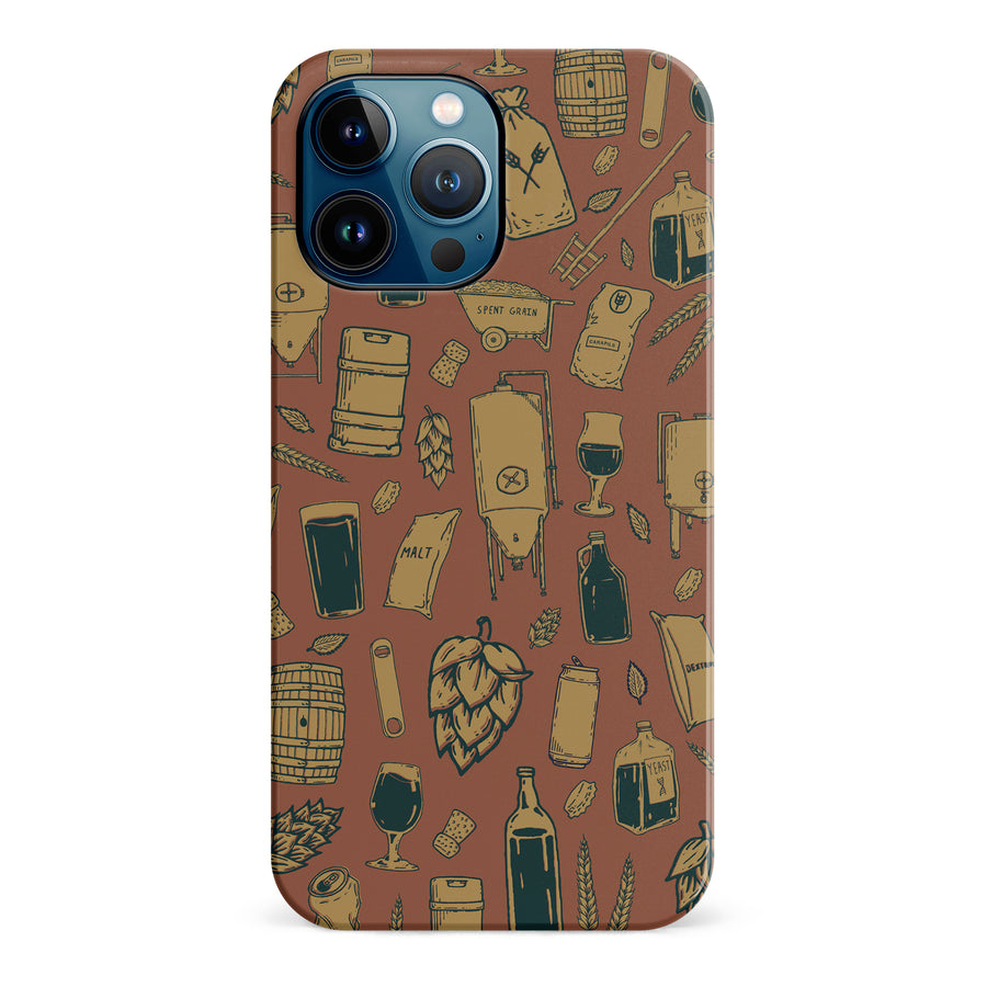iPhone 12 Pro Max The Brewmaster Phone Case in Brown