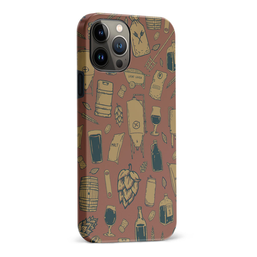 iPhone 13 Pro Max The Brewmaster Phone Case in Brown