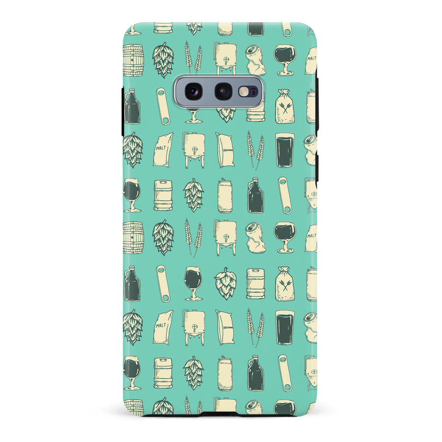 Samsung Galaxy S10e Craft Phone Case in Teal