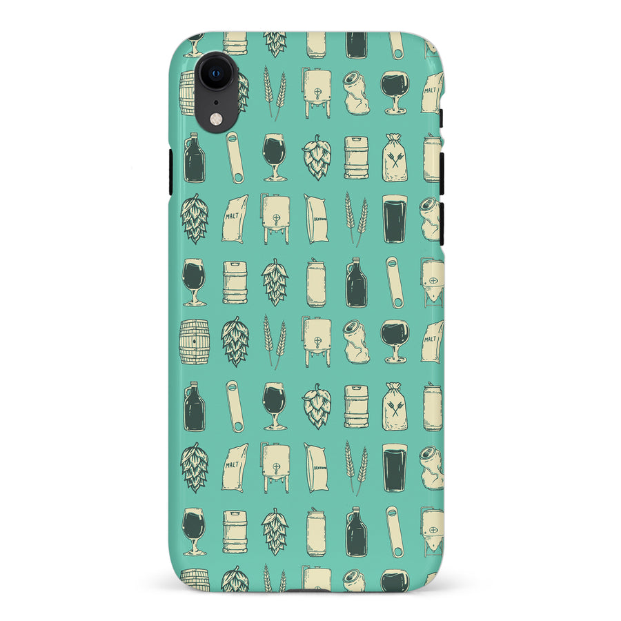iPhone XR Craft Phone Case in Teal