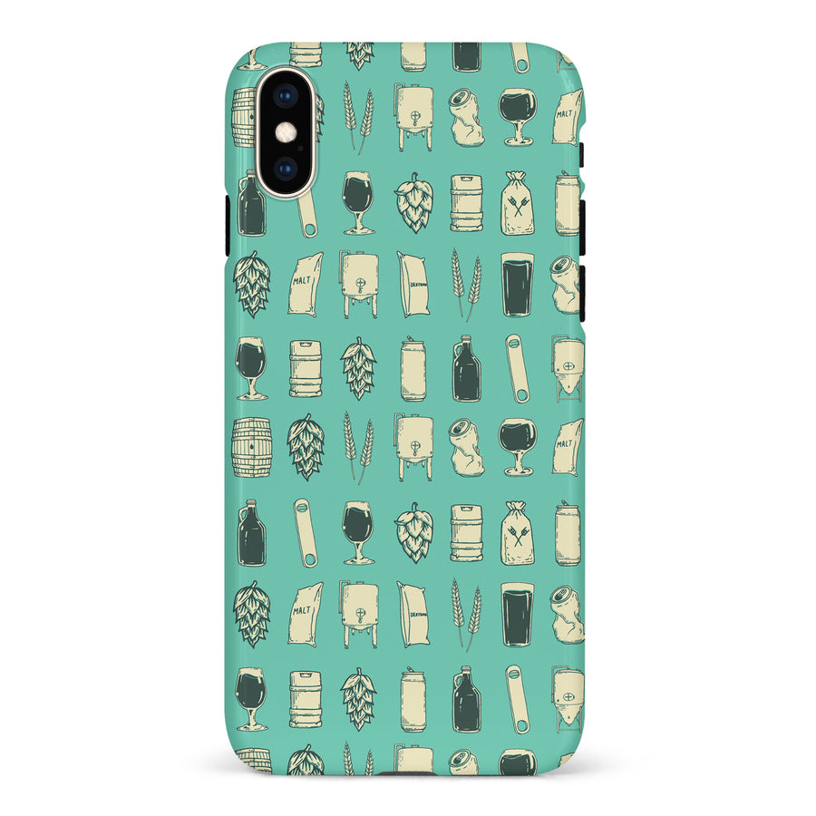 iPhone XS Max Craft Phone Case in Teal