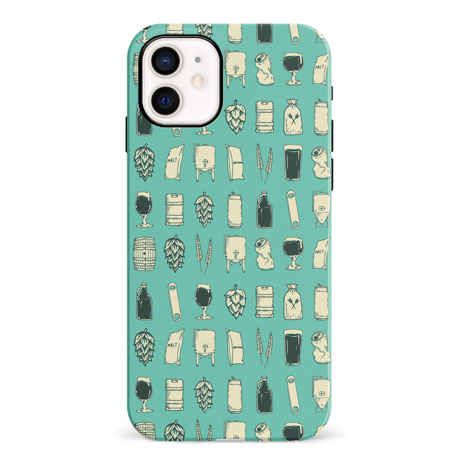 iPhone 12 Mini Craft Phone Case in Teal