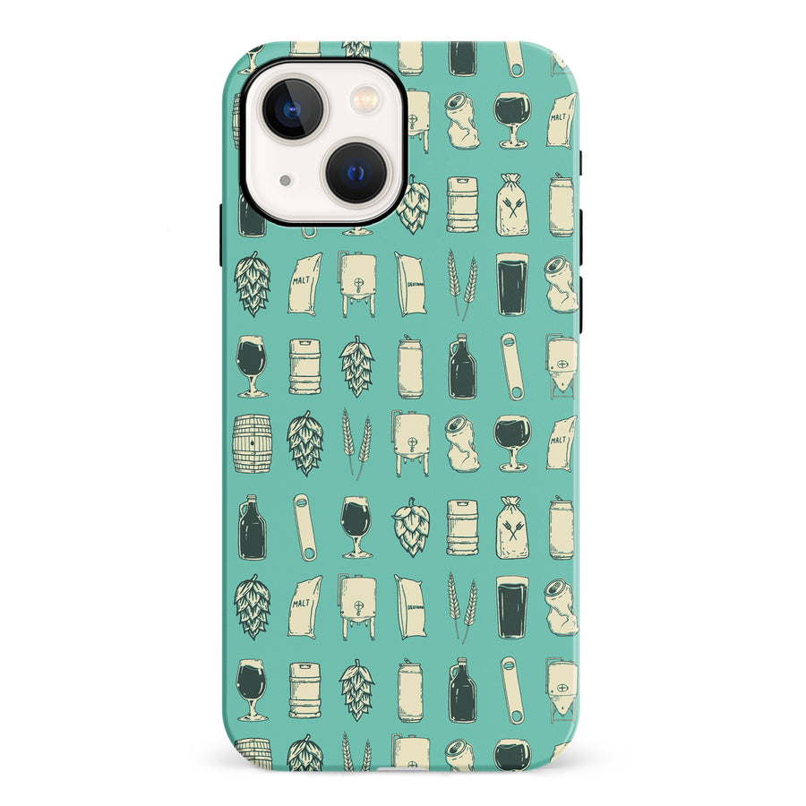 iPhone 13 Craft Phone Case in Teal