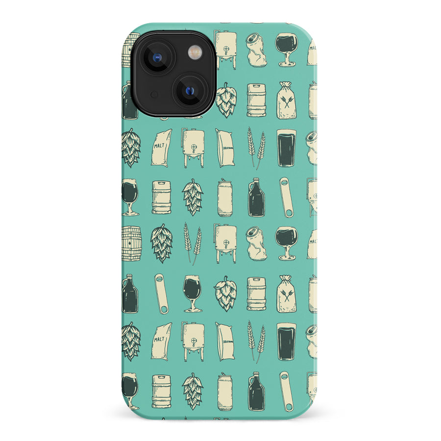 iPhone 14 Craft Phone Case in Teal