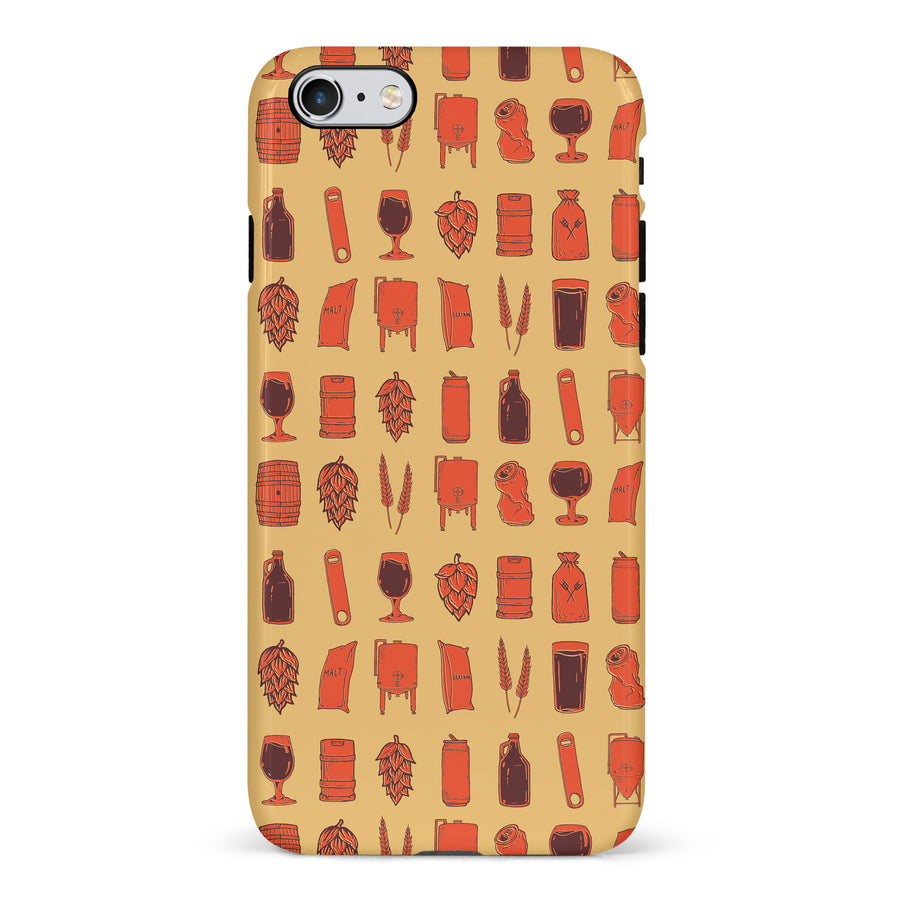 iPhone 6 Craft Phone Case in Orange