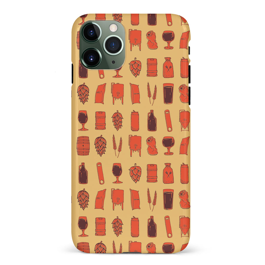 iPhone 11 Pro Craft Phone Case in Orange