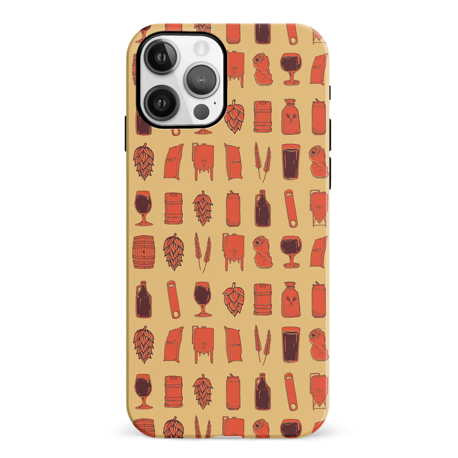iPhone 12 Craft Phone Case in Orange