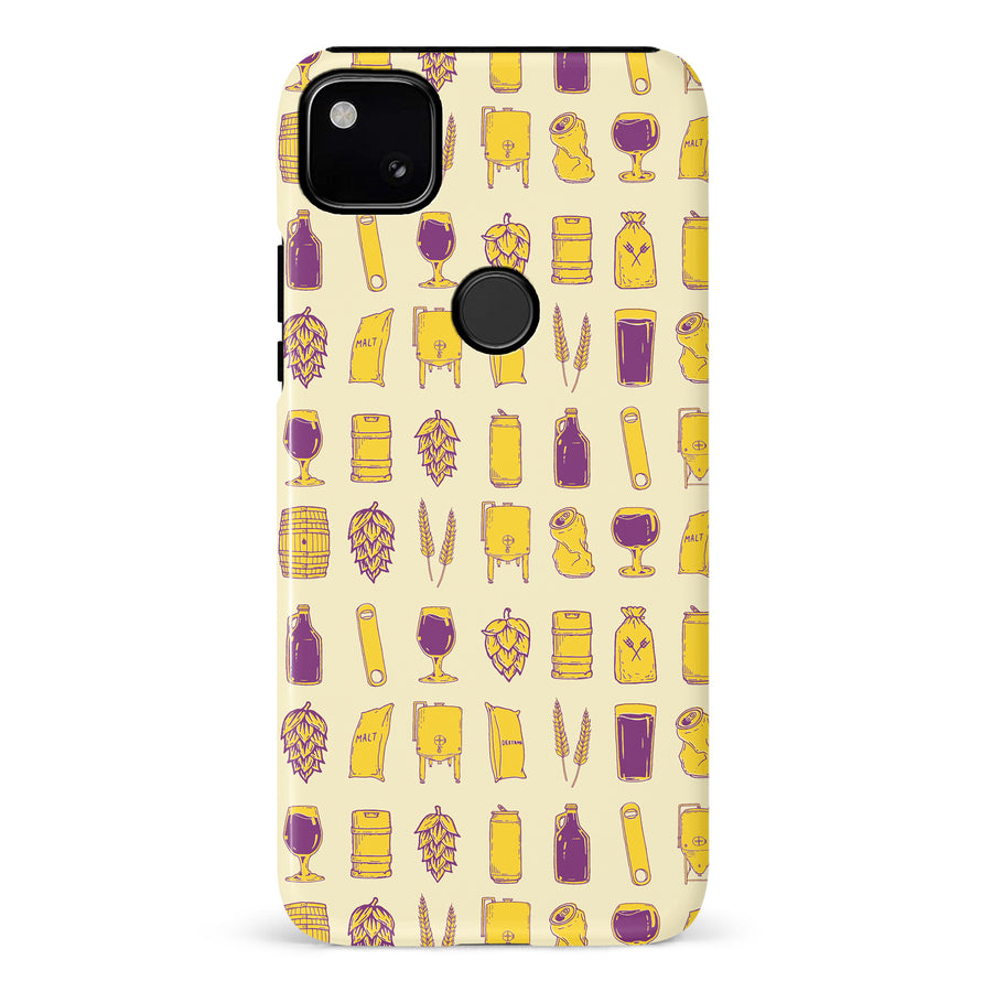 Google Pixel 4A Craft Phone Case in Yellow