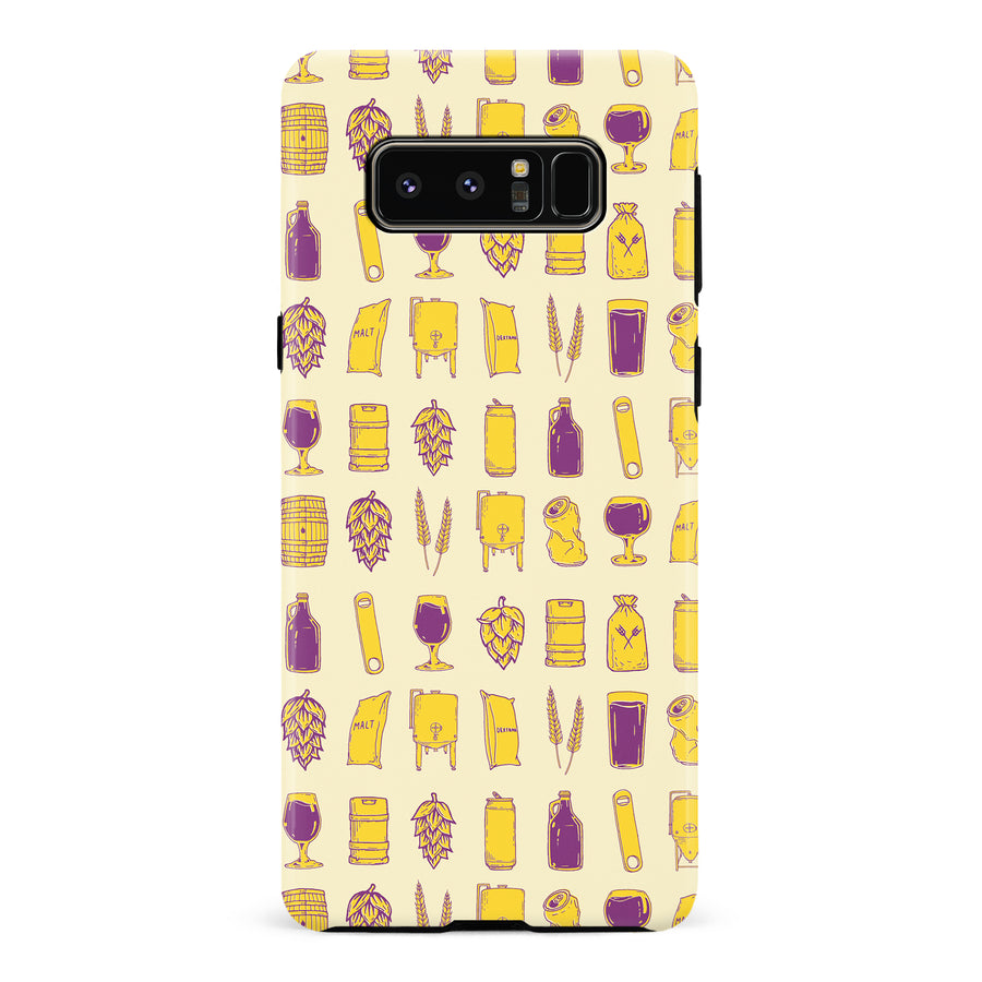 Samsung Galaxy Note 8 Craft Phone Case in Yellow