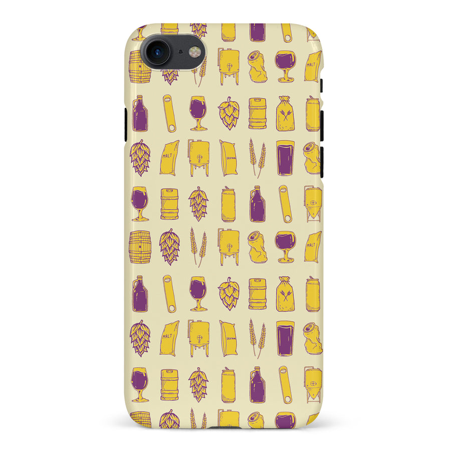 iPhone 7/8/SE Craft Phone Case in Yellow