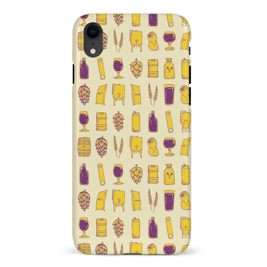 iPhone XR Craft Phone Case in Yellow