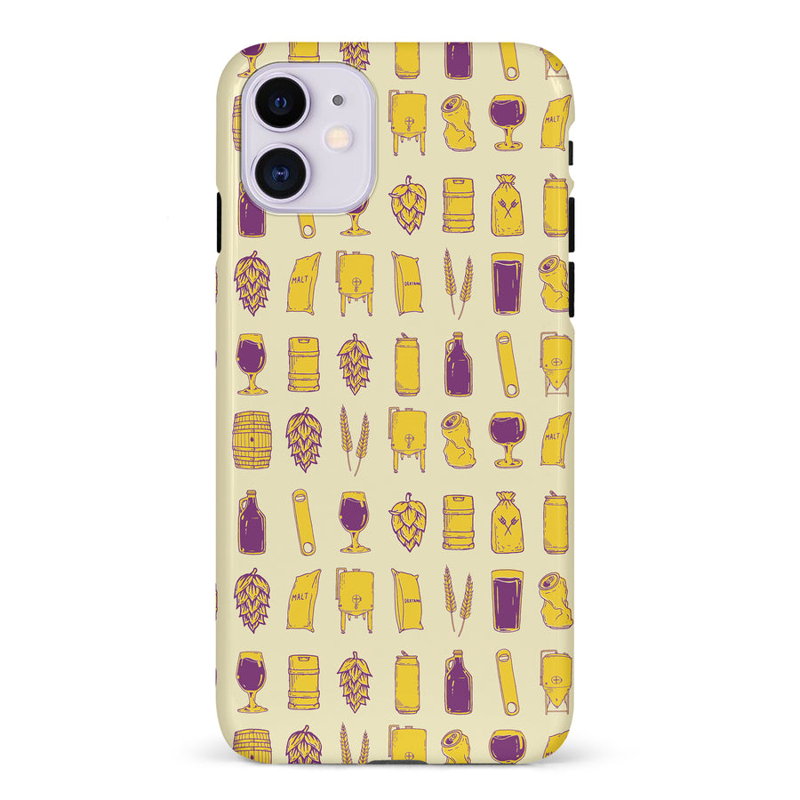 iPhone 11 Craft Phone Case in Yellow