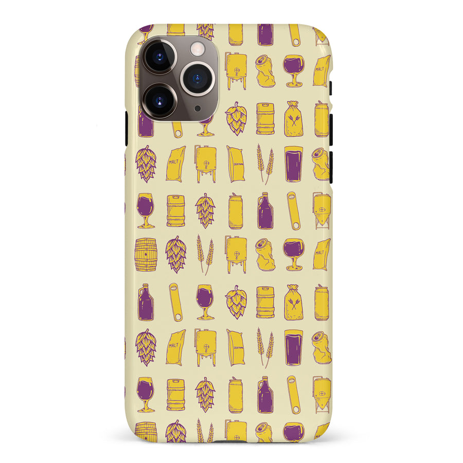 iPhone 11 Pro Max Craft Phone Case in Yellow