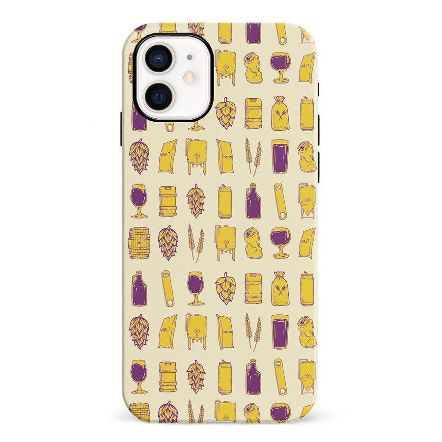 iPhone 12 Mini Craft Phone Case in Yellow