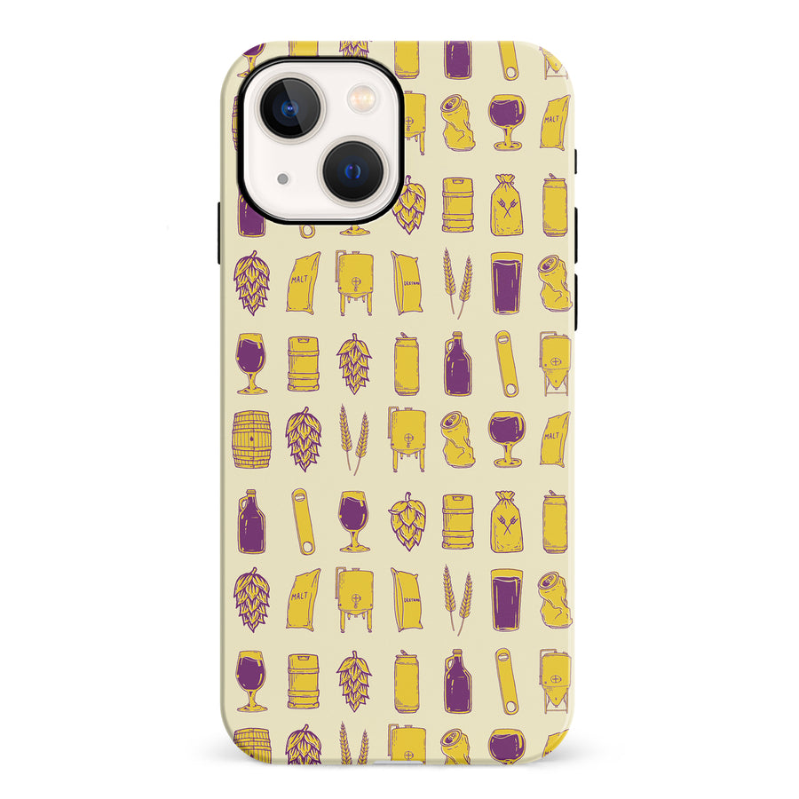 iPhone 13 Craft Phone Case in Yellow
