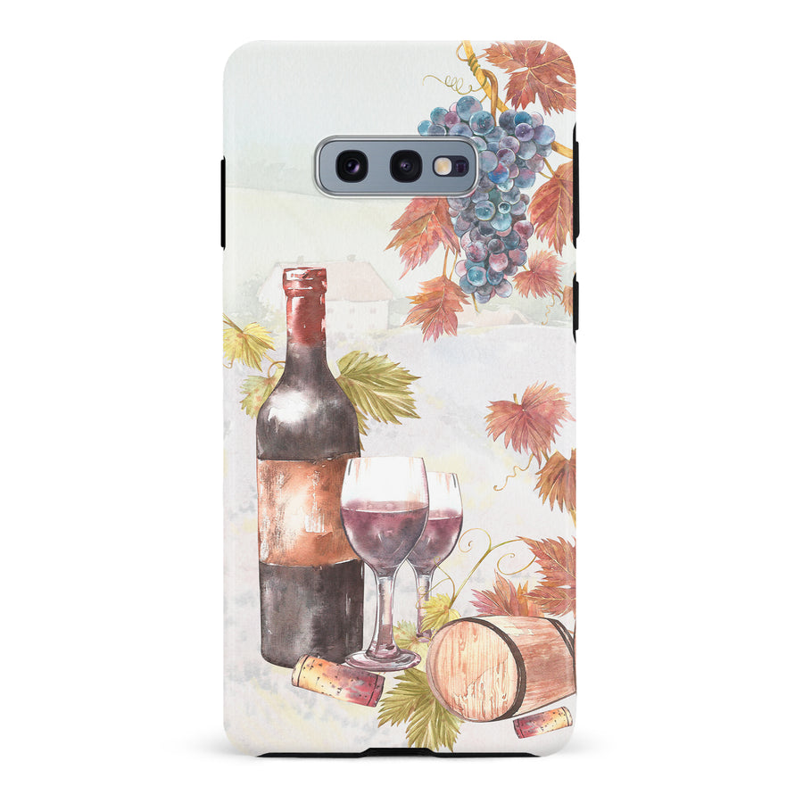 Samsung Galaxy S10e Wine & Grapes Painting Phone Case
