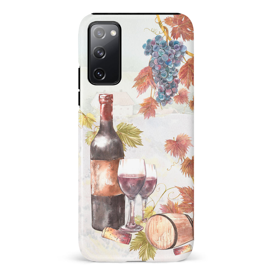 Samsung Galaxy S20 FE Wine & Grapes Painting Phone Case