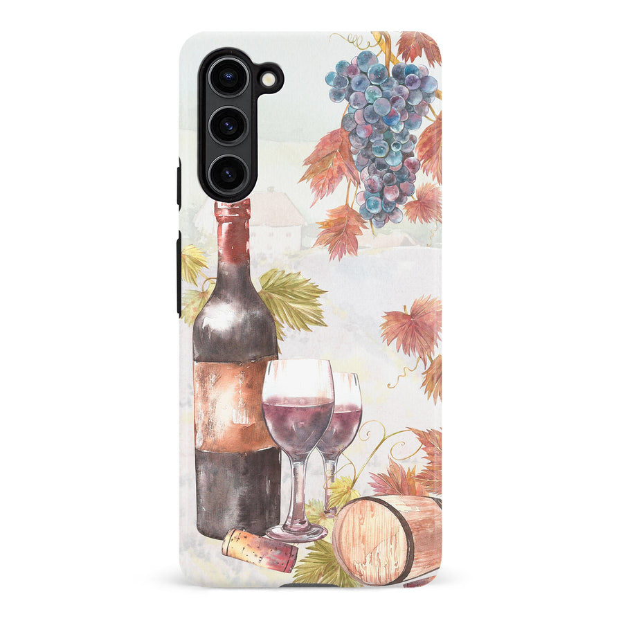 Samsung Galaxy S23 Wine & Grapes Painting Phone Case