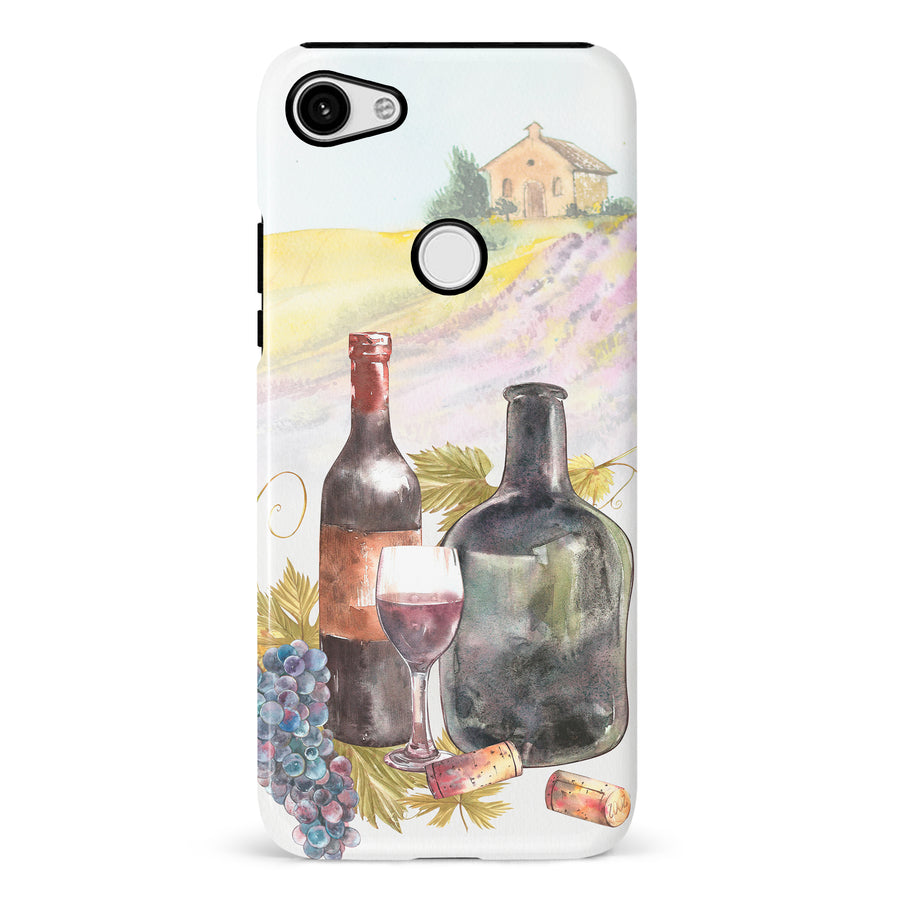 Google Pixel 3 XL Wine Bottles Painting Phone Case