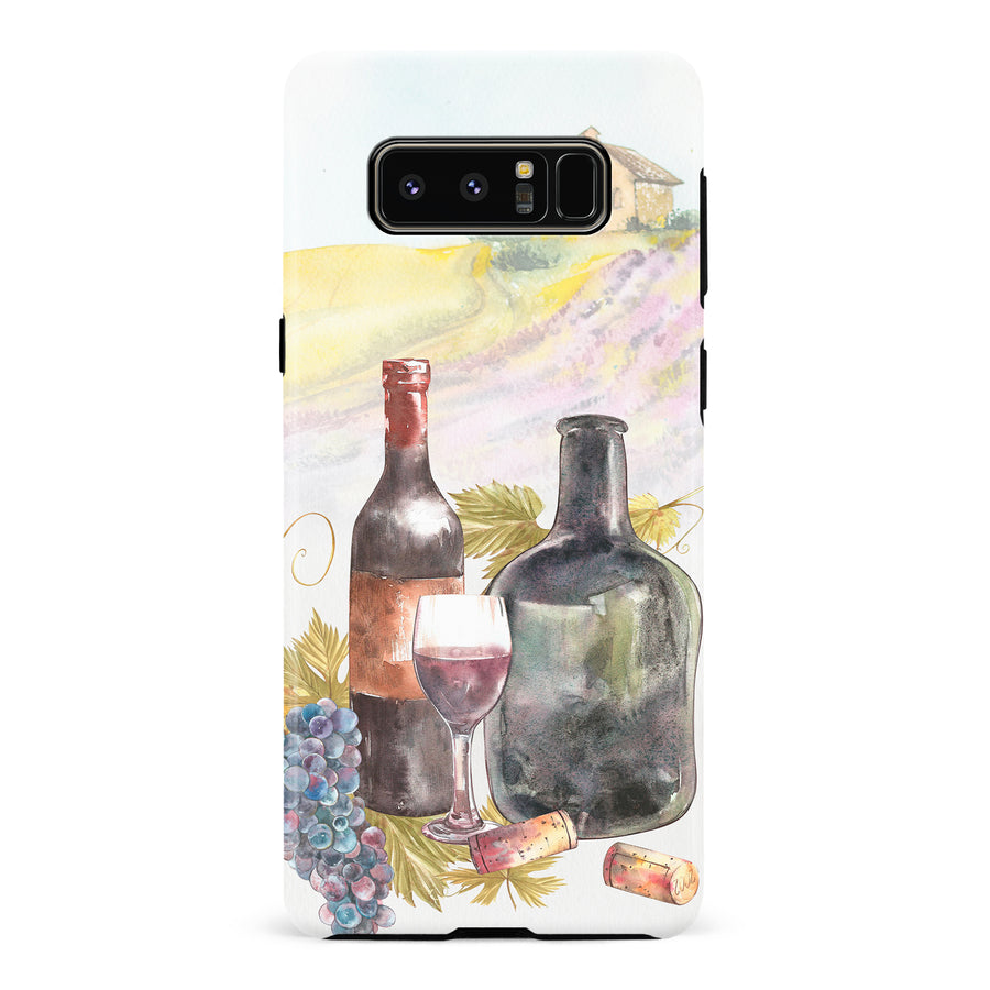 Samsung Galaxy Note 8 Wine Bottles Painting Phone Case