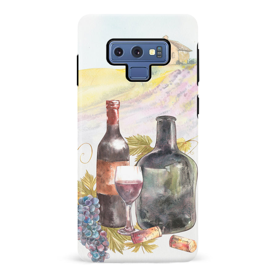 Samsung Galaxy Note 9 Wine Bottles Painting Phone Case