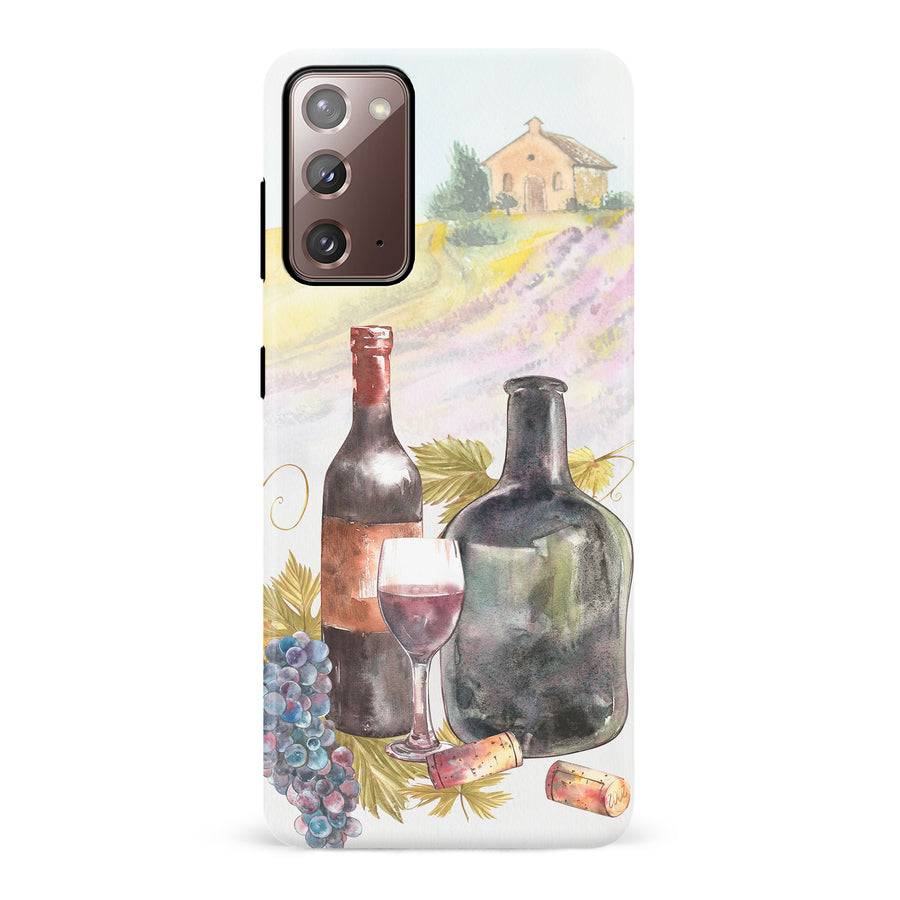 Samsung Galaxy Note 20 Wine Bottles Painting Phone Case