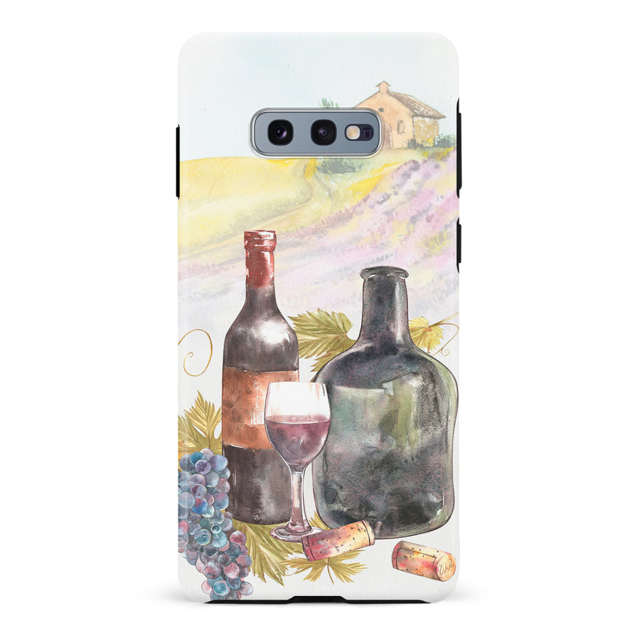 Samsung Galaxy S10e Wine Bottles Painting Phone Case