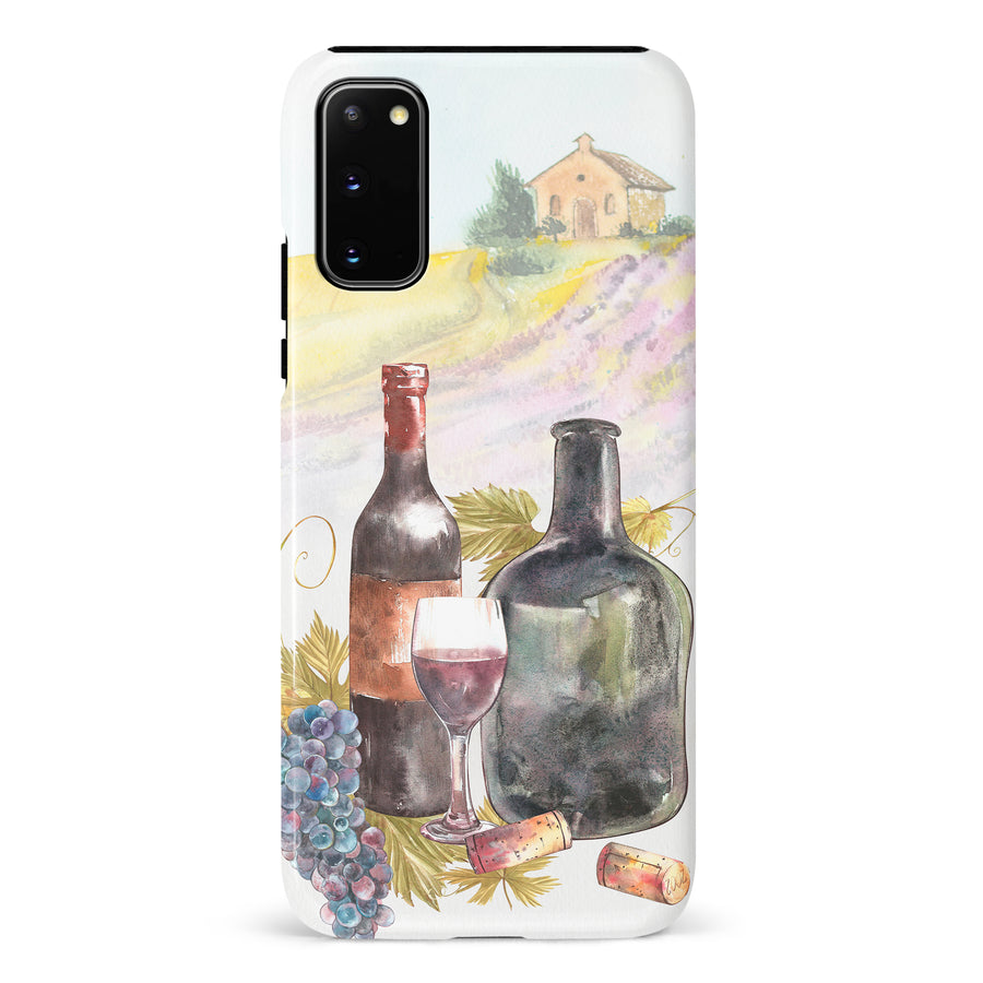 Samsung Galaxy S20 Wine Bottles Painting Phone Case