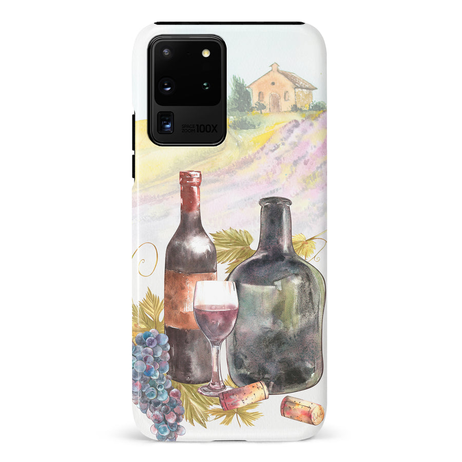 Samsung Galaxy S20 Ultra Wine Bottles Painting Phone Case
