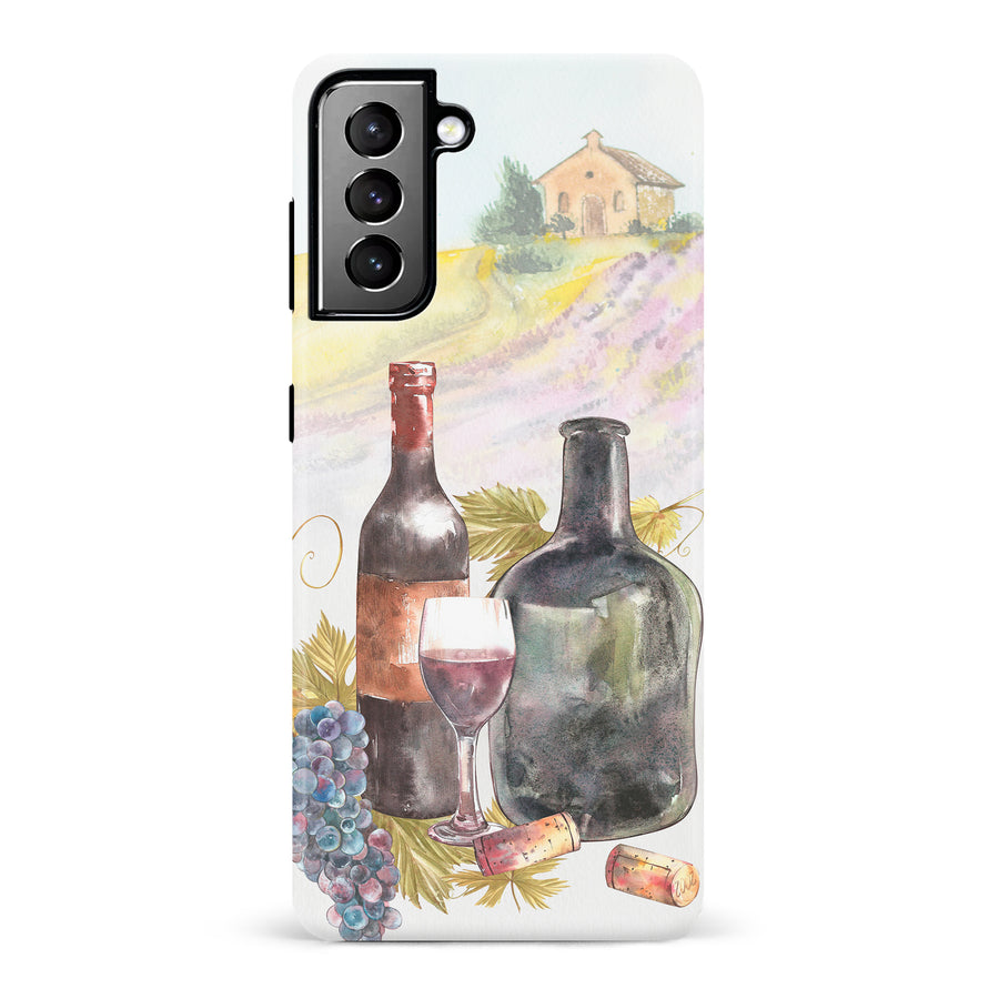 Samsung Galaxy S21 Plus Wine Bottles Painting Phone Case