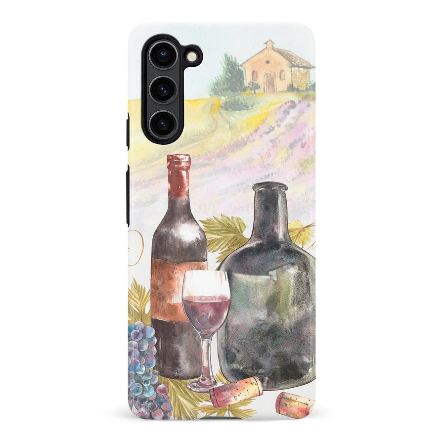 Samsung Galaxy S23 Ultra Wine Bottles Painting Phone Case