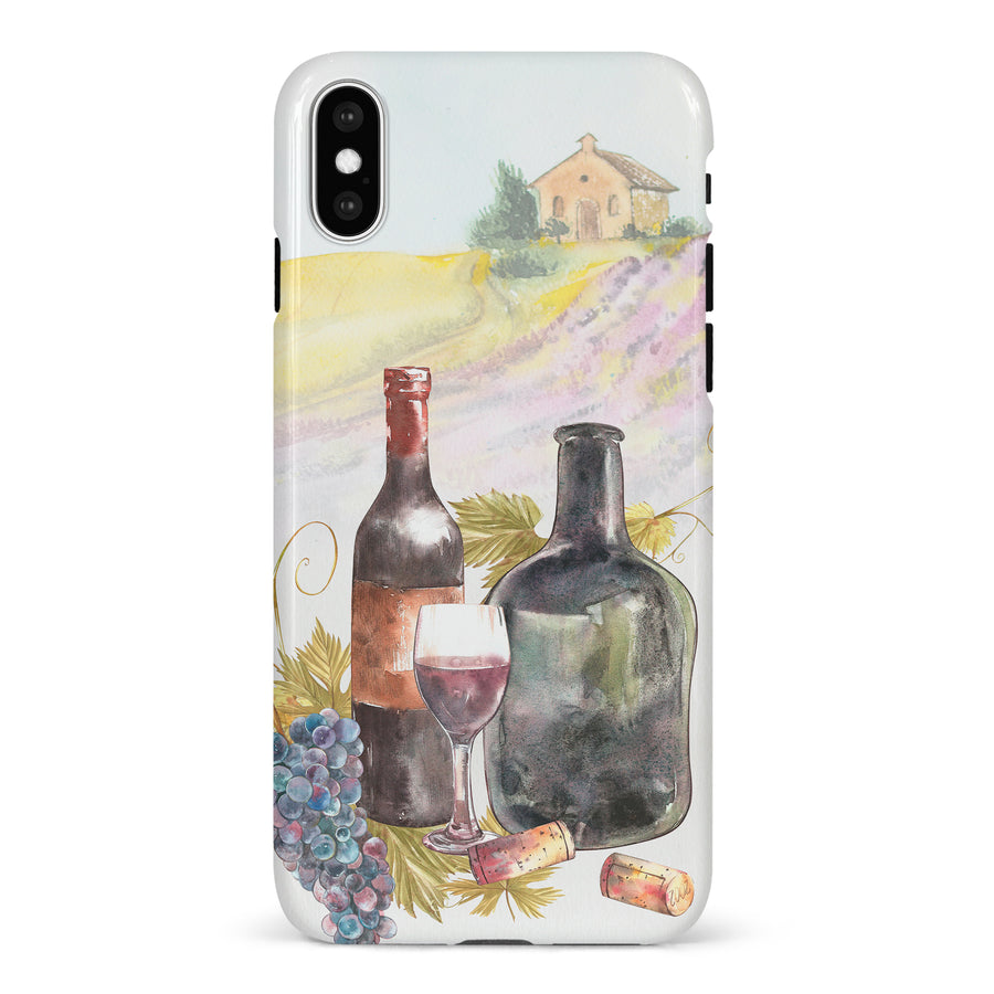 iPhone X/XS Wine Bottles Painting Phone Case