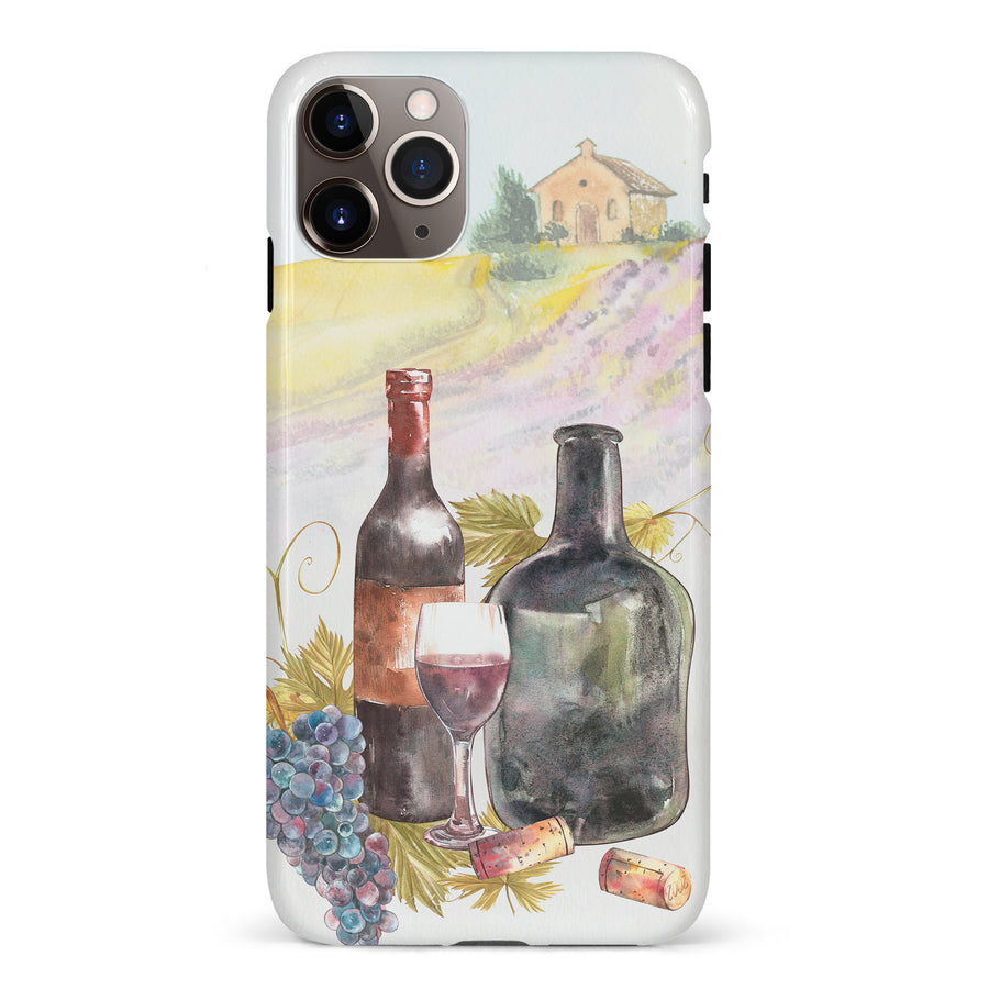 iPhone 11 Pro Max Wine Bottles Painting Phone Case